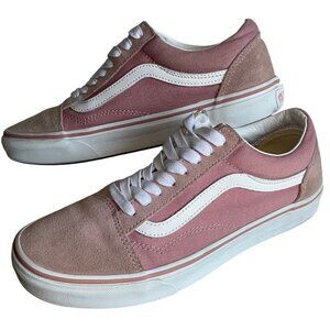 Vans Old Skool Sneakers Dust Pink Suede Lace Up Classic Shoe Skater Casual Wom 8